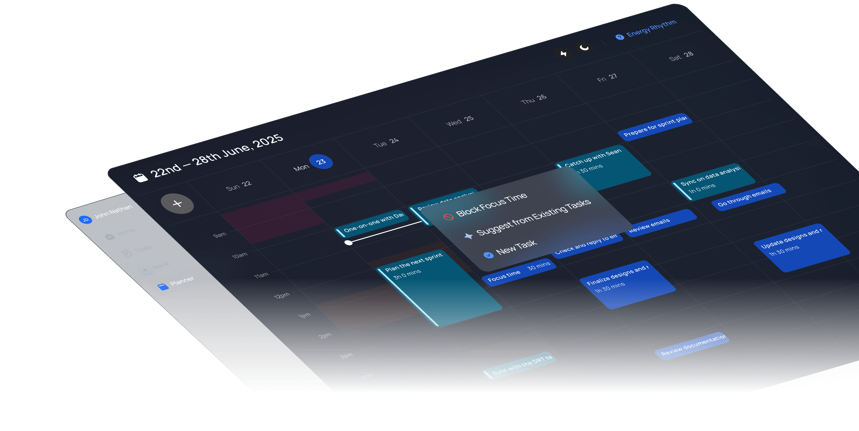 rivva dashboard ui